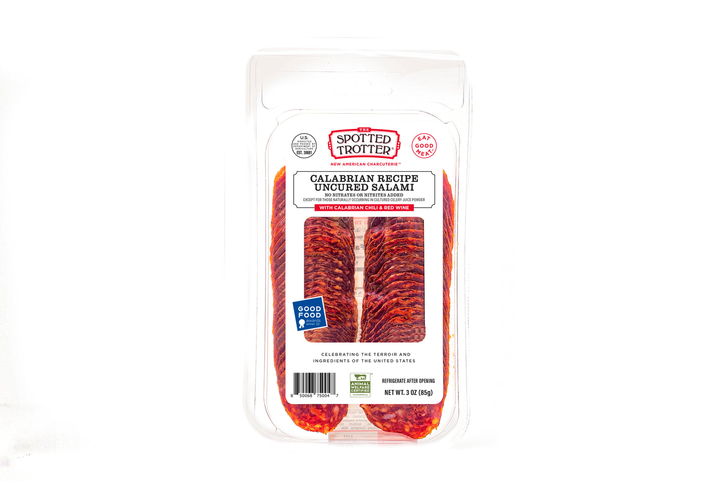 Calabrian Recipe Uncured Salami
