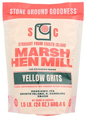 Marsh Hen Mill Stone Ground Yellow Grits 24 OZ