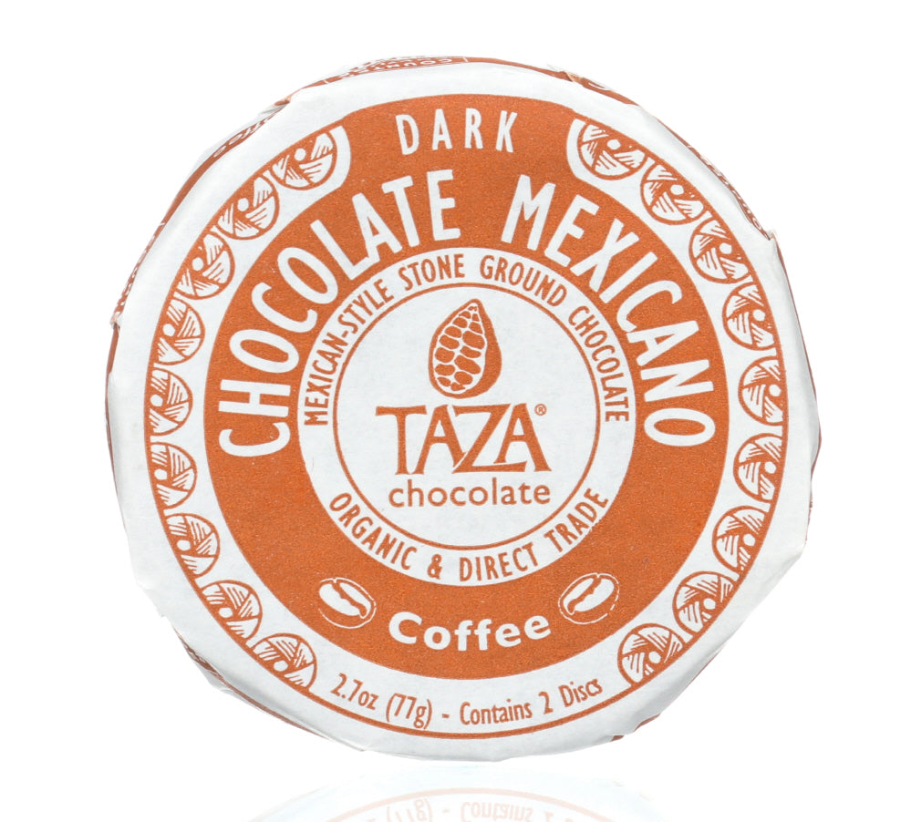 Taza Organic Chocolate Coffee Mexicano Disc, 2.7 Oz
