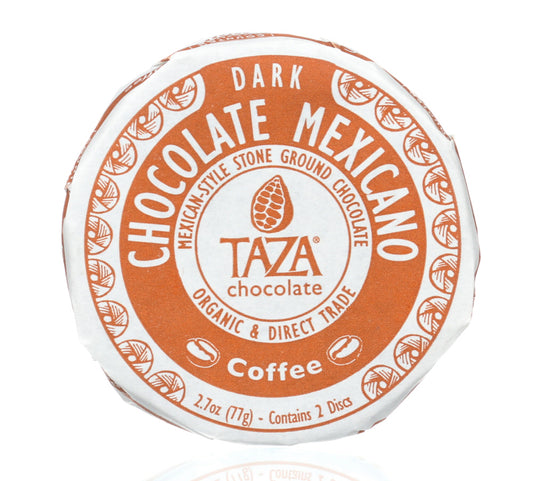 Taza Organic Chocolate Coffee Mexicano Disc, 2.7 Oz