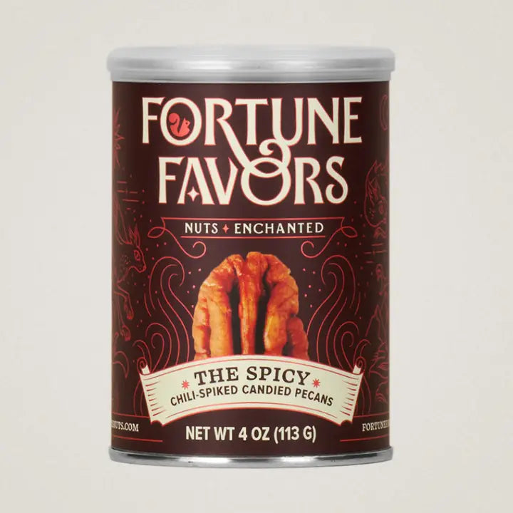 4oz Fortune Favors the Spicy Candied Pecans