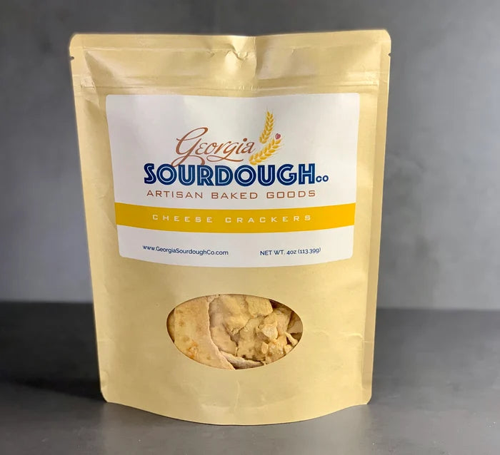 Ga Sourdough Cheese Crackers 4 oz.