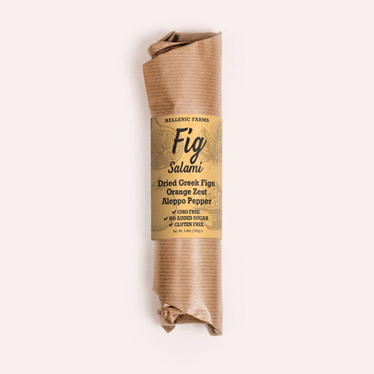 Hellenic Farms Vegan Fig Salami With Orange Zest 6.3oz