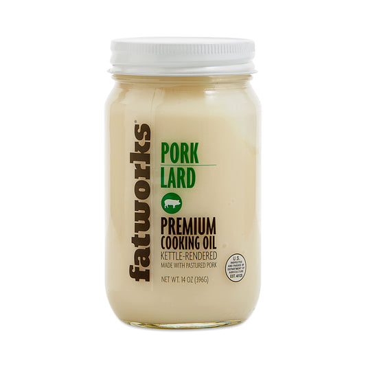Fatworksfoods Llc Pure Pork Lard, Free Range & Pasture Raised, 14oz