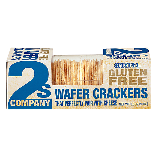 2's Company Wafer Crackers, Gluten Free, Original