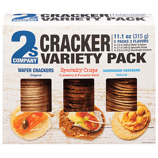 2's Company Crackers, Variety Pack