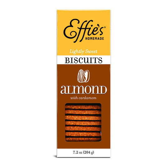 Effie's Homemade Almond With Cardamom Biscuits, 7.2 Oz
