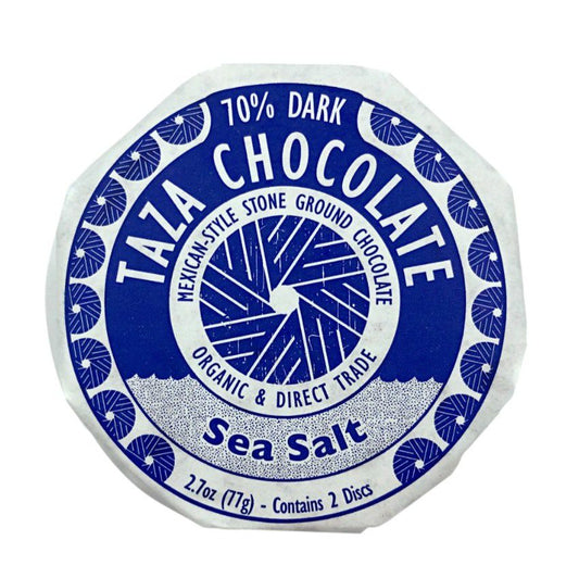 Taza Chocolate Sea Salt Disc