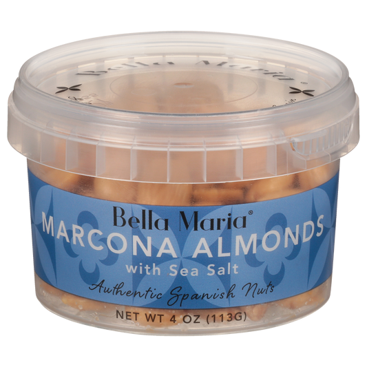 Bella Maria Almonds, Marcona, With Sea Salt 4 Oz