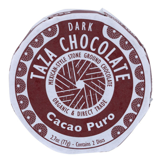 Taza Organic Chocolate Discs - 70% Dark Cacao Puro