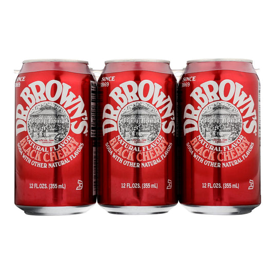 Dr Brown's Soda Black Cherry