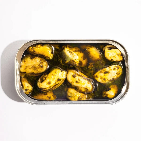 Fishwife Mussels with Basil Pesto