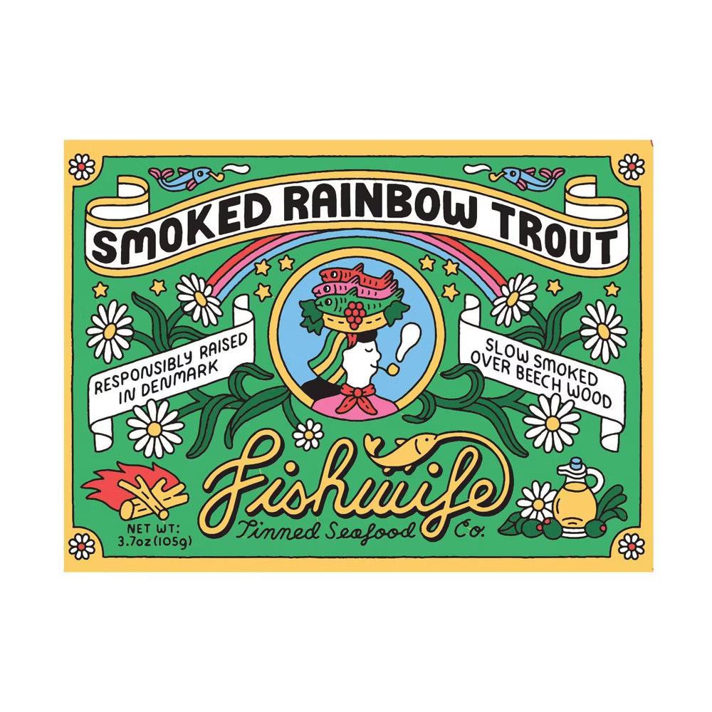 Fishwife Tinned Seafood Co Smoked Rainbow Trout - 3.7oz
