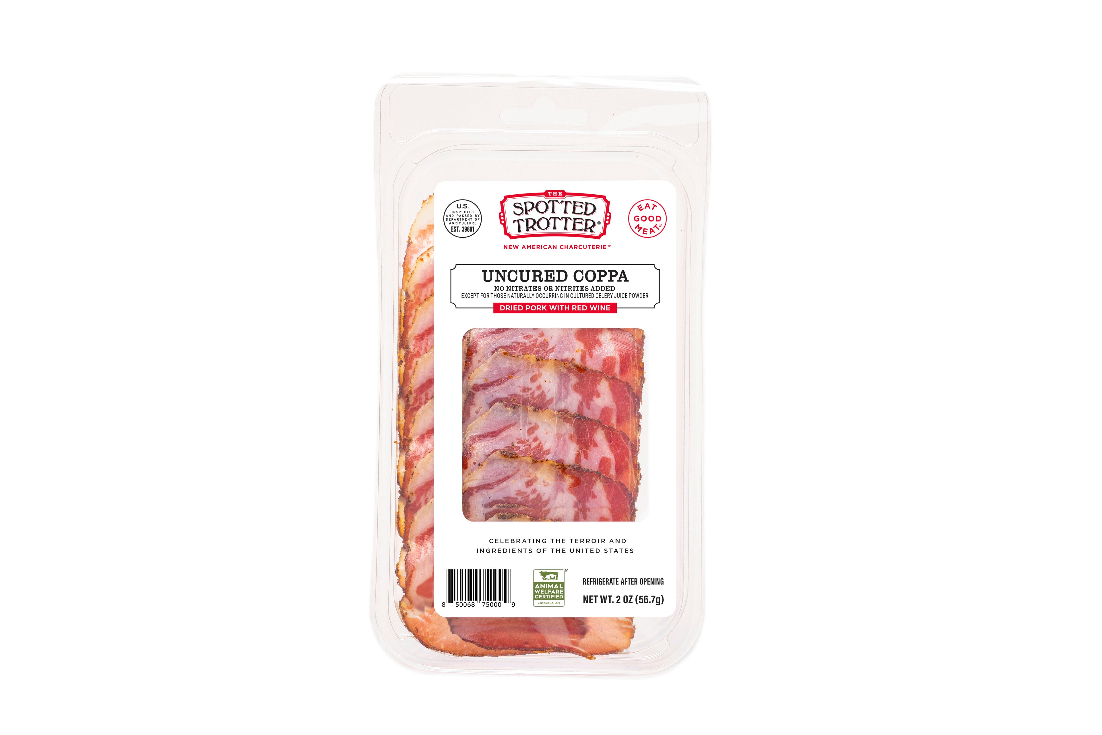 Uncured Coppa