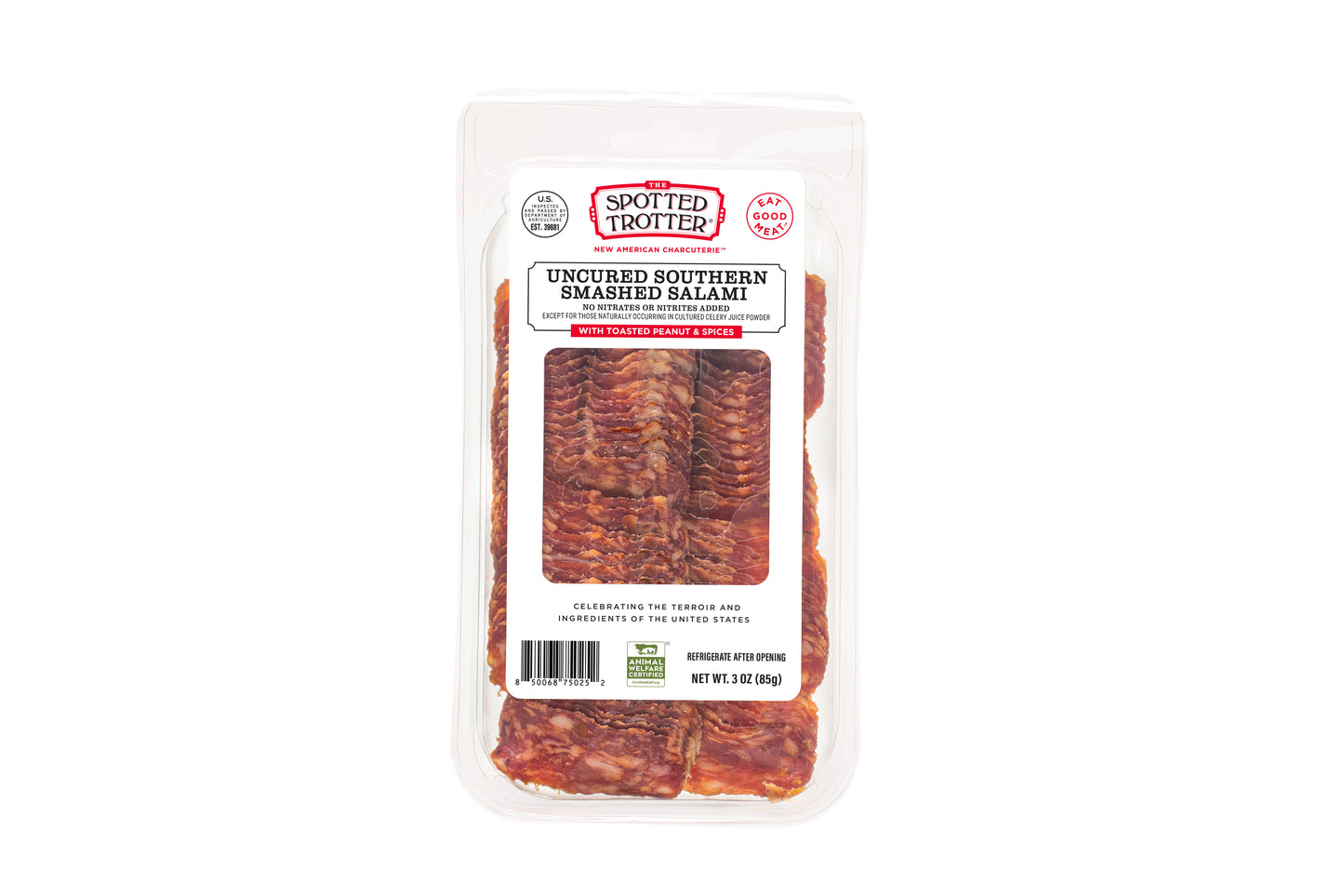 Uncured Southern Smashed Salami