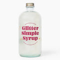 Glitter Simple Syrup for Cocktail, Mocktails, Coffee, Tea & More, 16 fl oz
